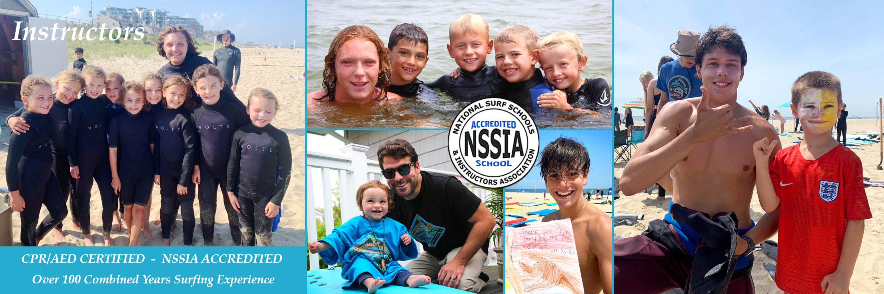 Surfing Instructors, Surf Camp Staff, NJ Surf Instructor, NSSIA Accredited, CPR Certified