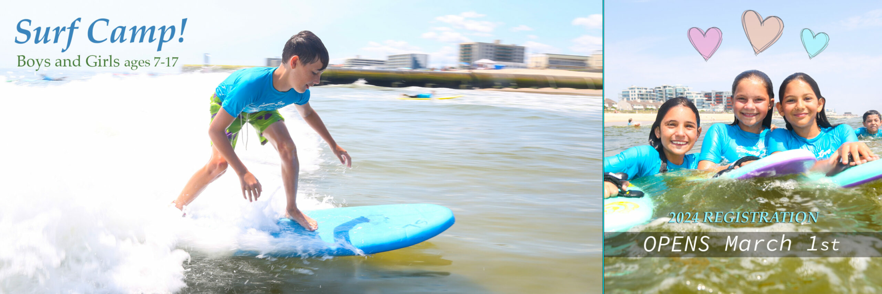 NJ Surf Camp, Surf Lessons, Kids surf camp, Summer camps