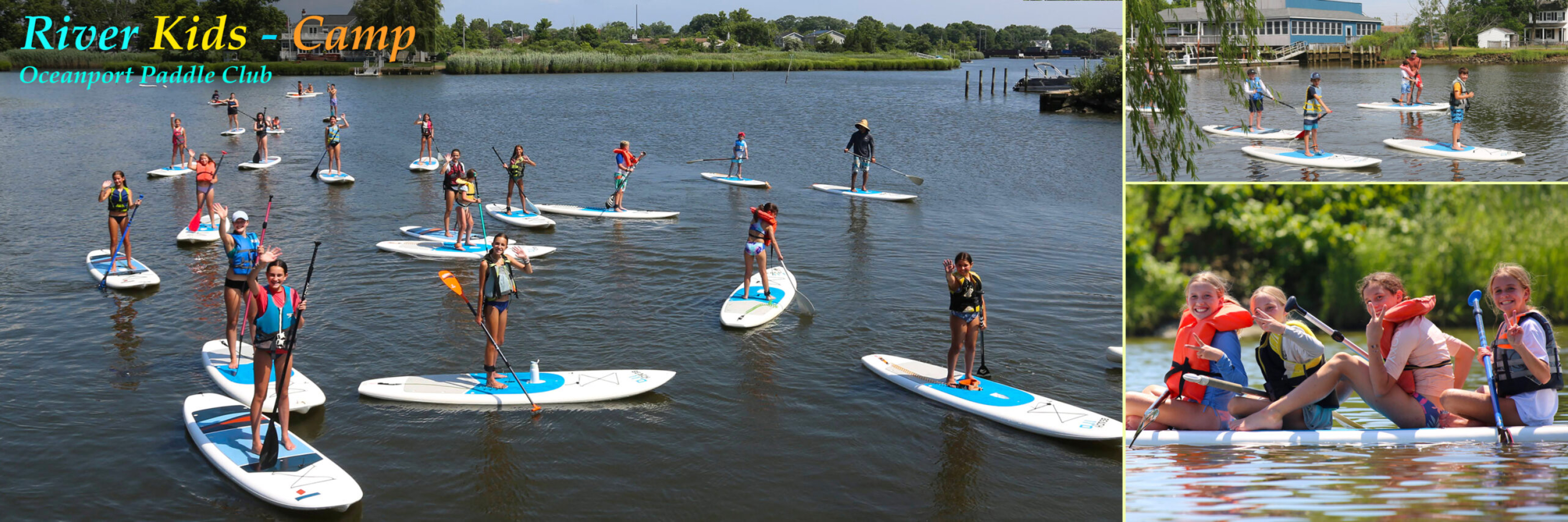 NJ paddle Camp, SUP Camp, Kid's River Camp, Stand Up Paddle School